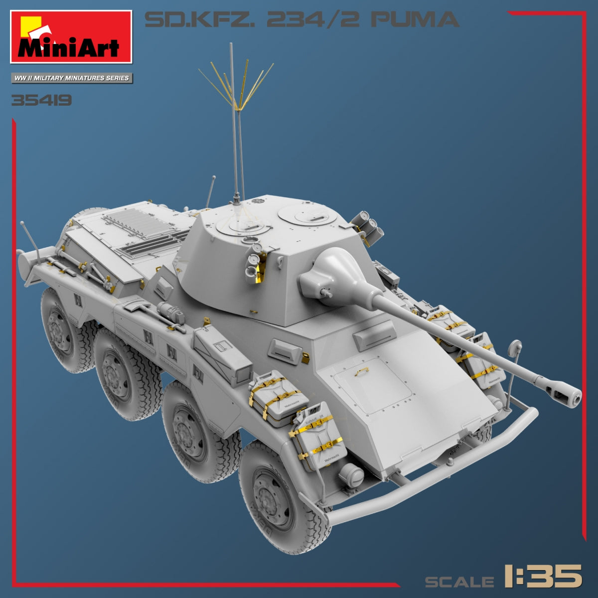 MiniArt 35419 SD.KFZ.234/2 PUMA 1/35 – image 16