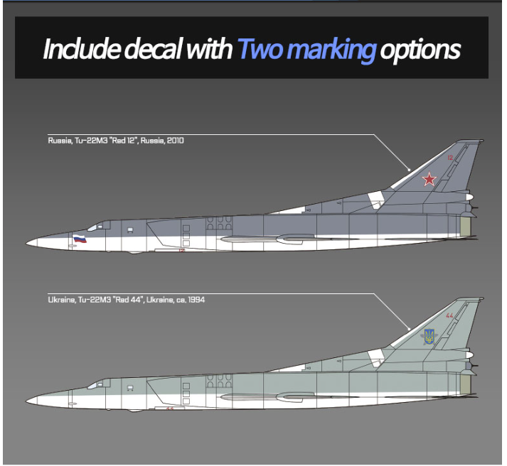 Academy 12636 Tu-22M3 Backfire C 1/144 – zdjęcie 4