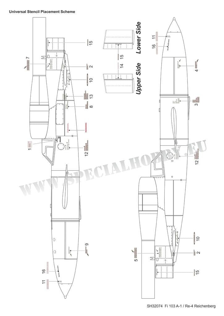 Special Hobby 32074 Fieseler Fi 103R / V-1 Reichenberg 1/32 – zdjęcie 3