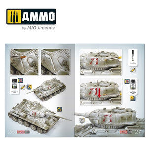 AMMO of Mig Jimenez 6603 SOLUTION BOOK 20 - How to Paint WWII Soviet Winter Vehicles (English, Spanish, Francais, Deutsch) – image 4