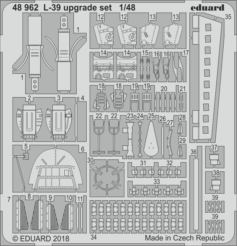 Eduard 48962 L-39 upgrade set EDUARD 1/48