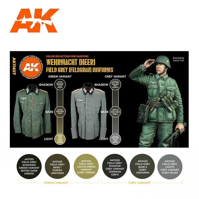 AK Interactive AK11627 FIELD GREY (FELDGRAU) UNIFORMS – zdjęcie 2