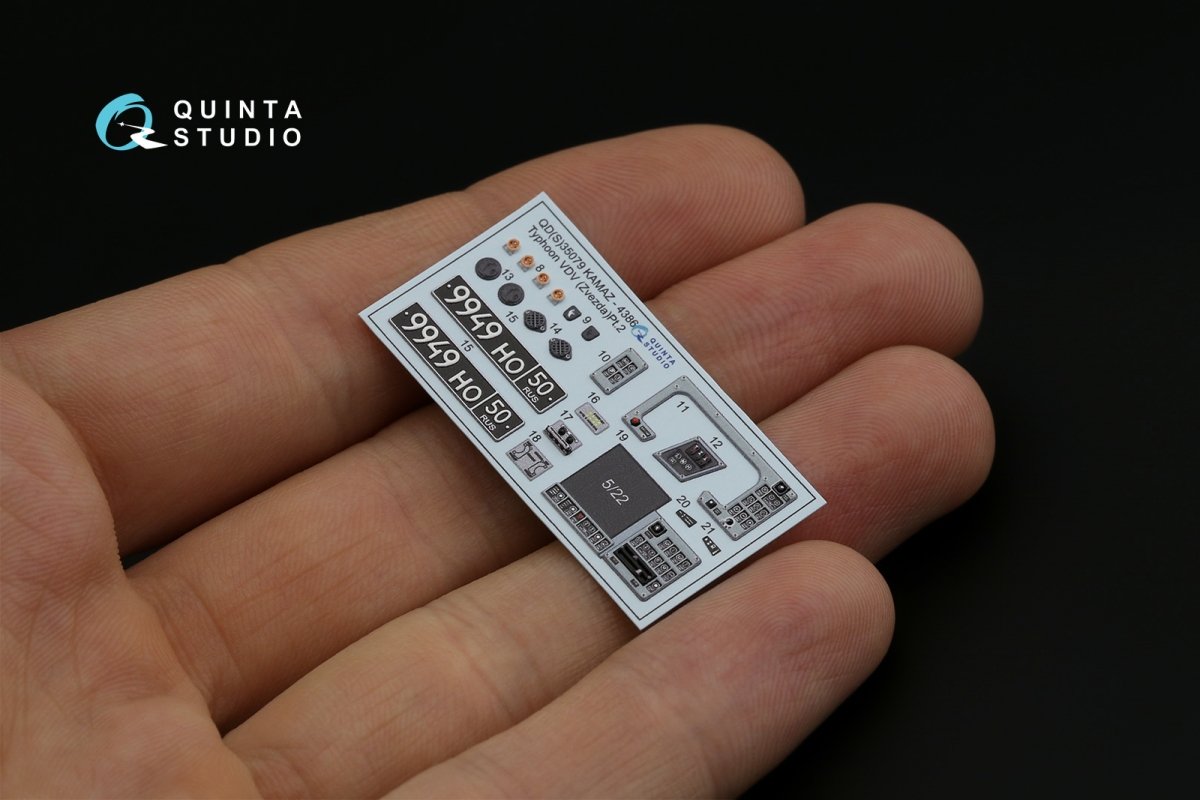 Quinta Studio QDS-35079 K-4386 Typhoon VDV 3D-Printed &amp;amp; coloured Interior on decal paper (Zvezda) (Small version) 1/35 – zdjęcie 10