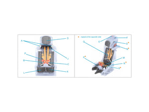 Quinta Studio QR+48073 K-36DM (initial release) ejection seat (for Su-17M3/M4/UM3/22, Su-24, MiG-29 9-12 Early aircraft) (All kits) 1/48 – zdjęcie 8