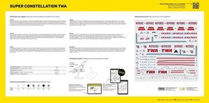 Heller 58391 Super Constellation TWA - Starter Kit 1/72 – Bild 4