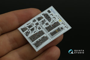 Quinta Studio QDS-48408 F-16D block 50 3D-Printed &amp;amp; coloured Interior on decal paper (Kinetic 2022 tool) (small) 1/48 – zdjęcie 5