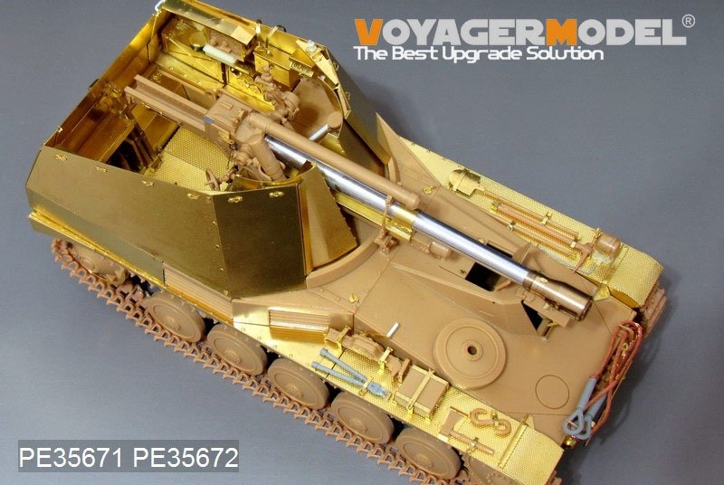 Voyager Model PE35672 WWII German self-propelled howitzer Wespe Fenders and Amour Plate (For TAMIYA 35200) 1/35 – zdjęcie 2