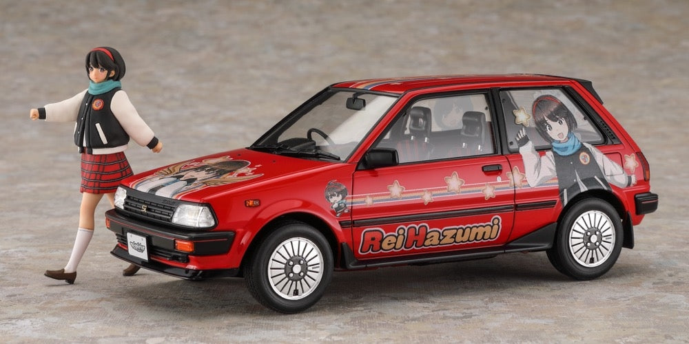Hasegawa SP633 Toyota Starlet EP71 &amp;quot;Rei Hazumi&amp;quot; w/ Figure 1/24 – zdjęcie 2