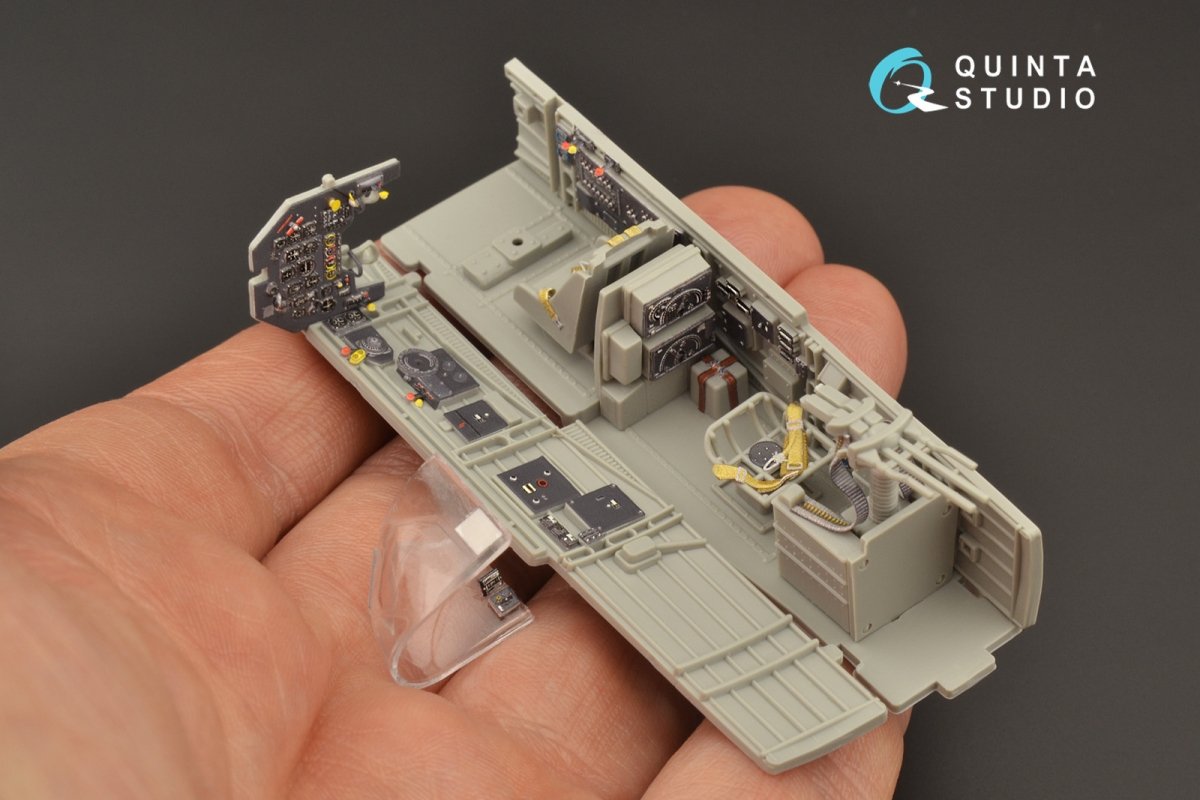 Quinta Studio QD48207 Ju 87D/G 3D-Printed &amp;amp; coloured Interior on decal paper ( Italeri ) 1/48 – zdjęcie 7