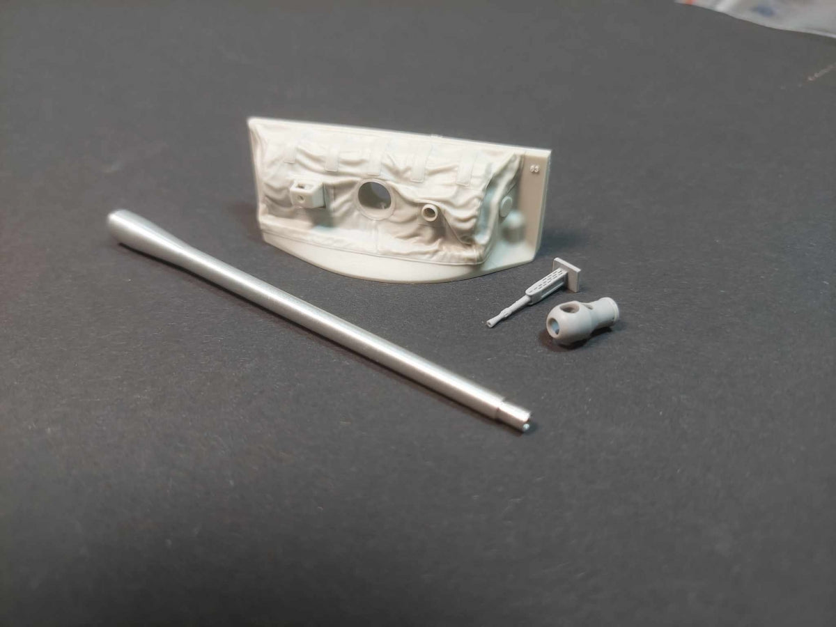 Panzer Art GB35-130 A34 “Comet” canvas mantlet with 77mm OQF Gun (WWII early pattern) 1/35 – zdjęcie 4