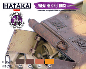 Hataka HTK-DS03 Weathering: Rust 4x17ml – zdjęcie 3