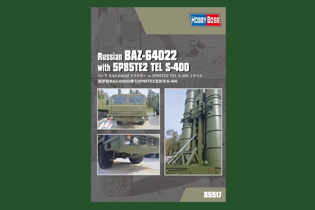 Hobby Boss 85517 Russian BAZ-64022 with 5P85TE2 TEL S-400 1/35 – image 3