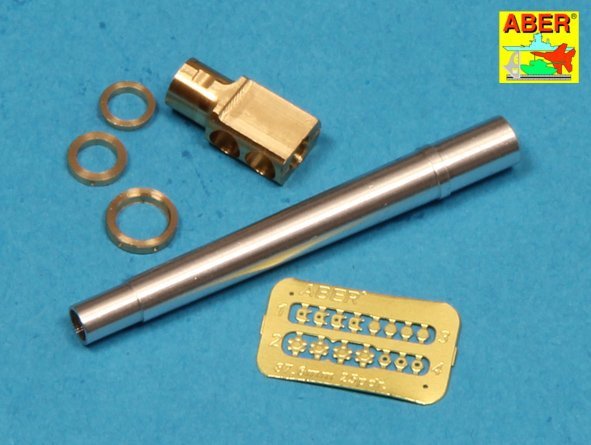 Aber 35L-127 Late barrel MK2 with muzzle brake to British 25 pdr 1/35