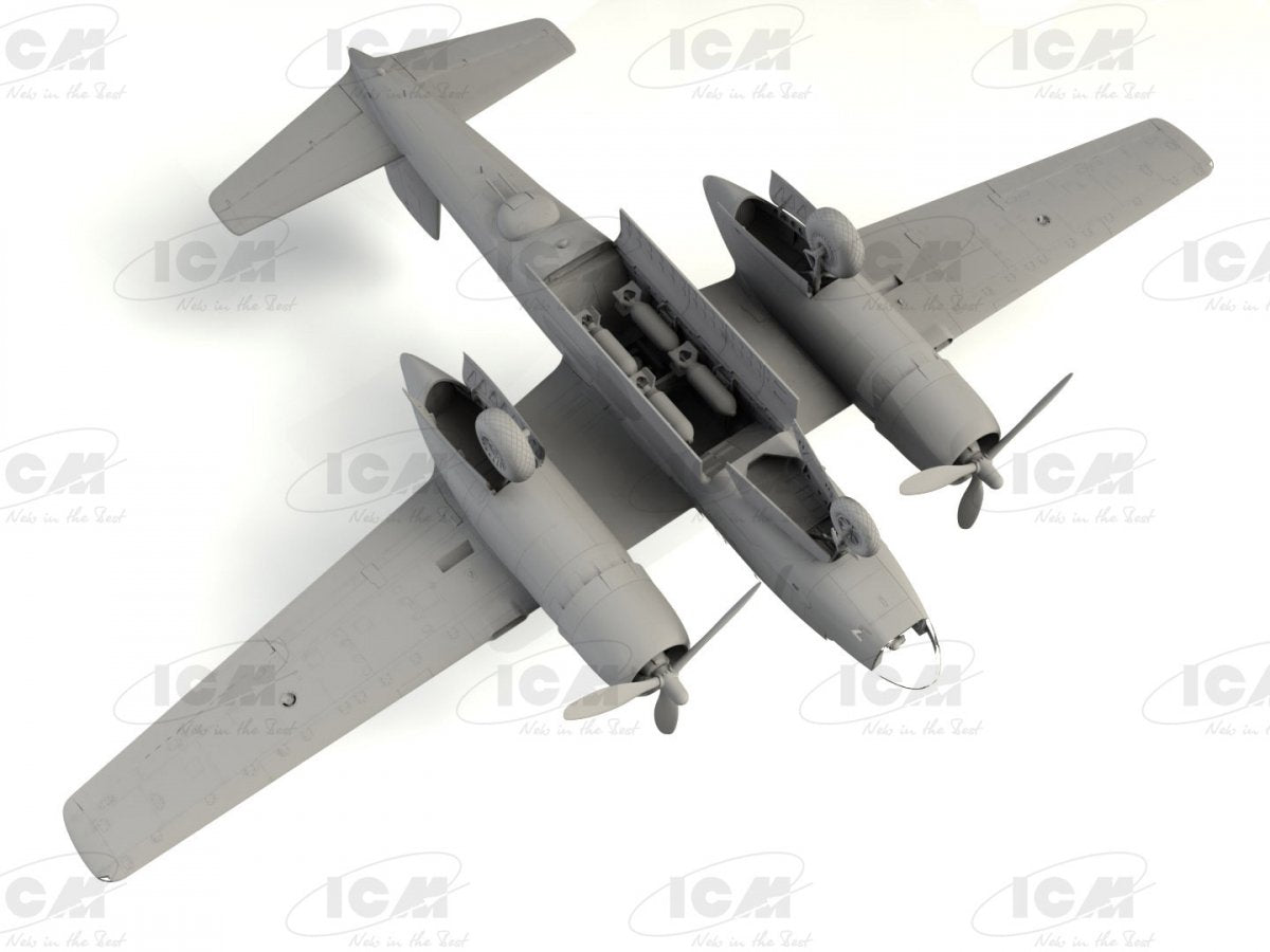 ICM 48288 A-26C-15 Invader with pilots and ground personnel 1/48 – image 5