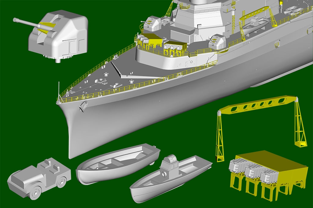 Trumpeter 05635 French Navy Helicopter Cruiser Jeanne dArc 2008 1/350 – zdjęcie 14
