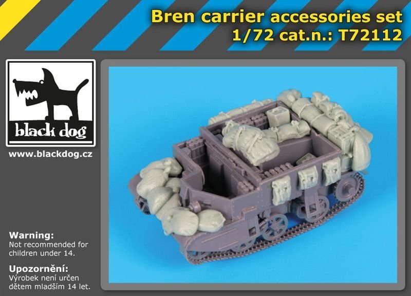 Black Dog T72112 Bren Carrier accessories set for IBG Models 1/72 – zdjęcie 2