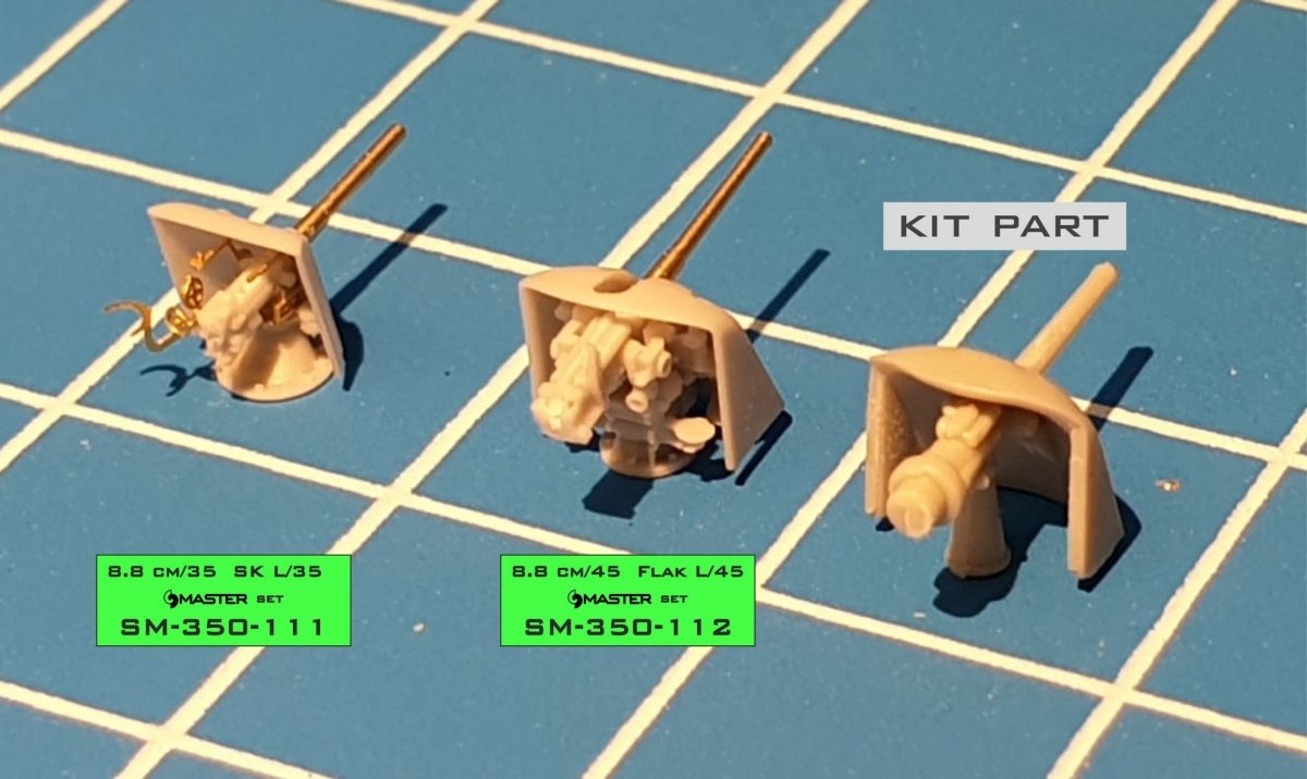 Master SM-350-112 German 8.8cm/45 (3.46in) Flak L/45 1/350 – image 7