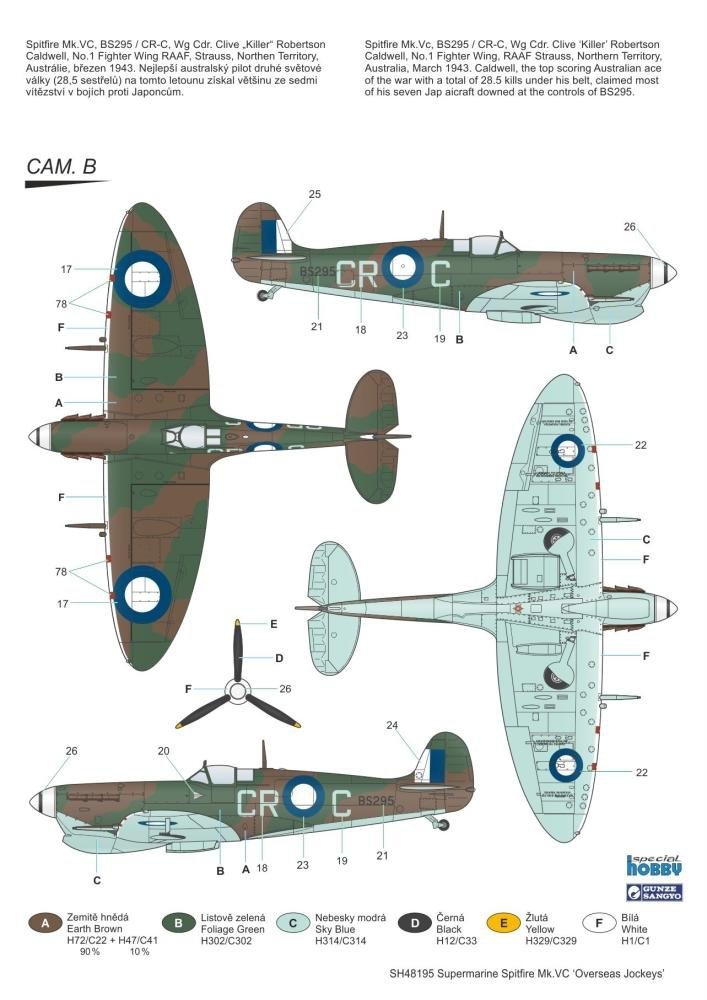 Special Hobby 48195 Supermarine Spitfire Mk. VC &amp;#39;Overseas Jockeys&amp;#39; 1/48 – zdjęcie 3