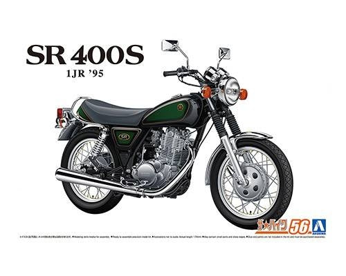 Aoshima 06566 Yamaha 1JR SR400S Limited Edition '95 with Custom Parts 1/12