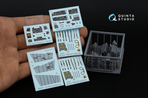 Quinta Studio QD+48490 F-4S Phantom II 3D-Printed &amp;amp; colored Interior on decal paper (Academy) (with 3D-printed resin parts) 1/48 – image 2