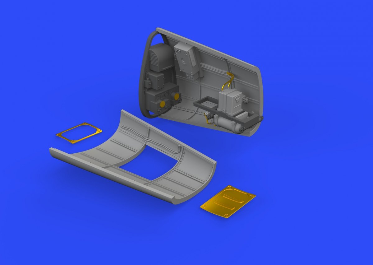 Eduard 648257 Bf 109G-2/4 radio compartment EDUARD 1/48 – zdjęcie 3