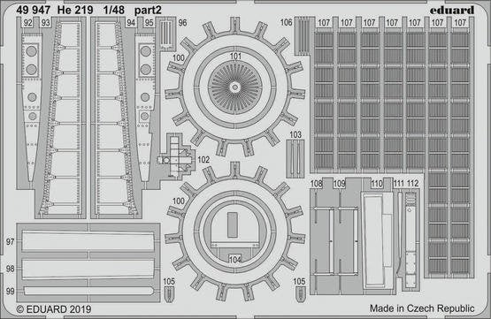 Eduard 49947 He 219 1/48 TAMIYA – zdjęcie 2