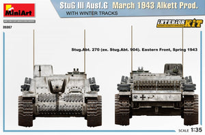 Mini Art 35367 StuG III Ausf. G March 1943 Alkett Prod. WITH WINTER TRACKS. INTERIOR KIT 1/35 – image 4