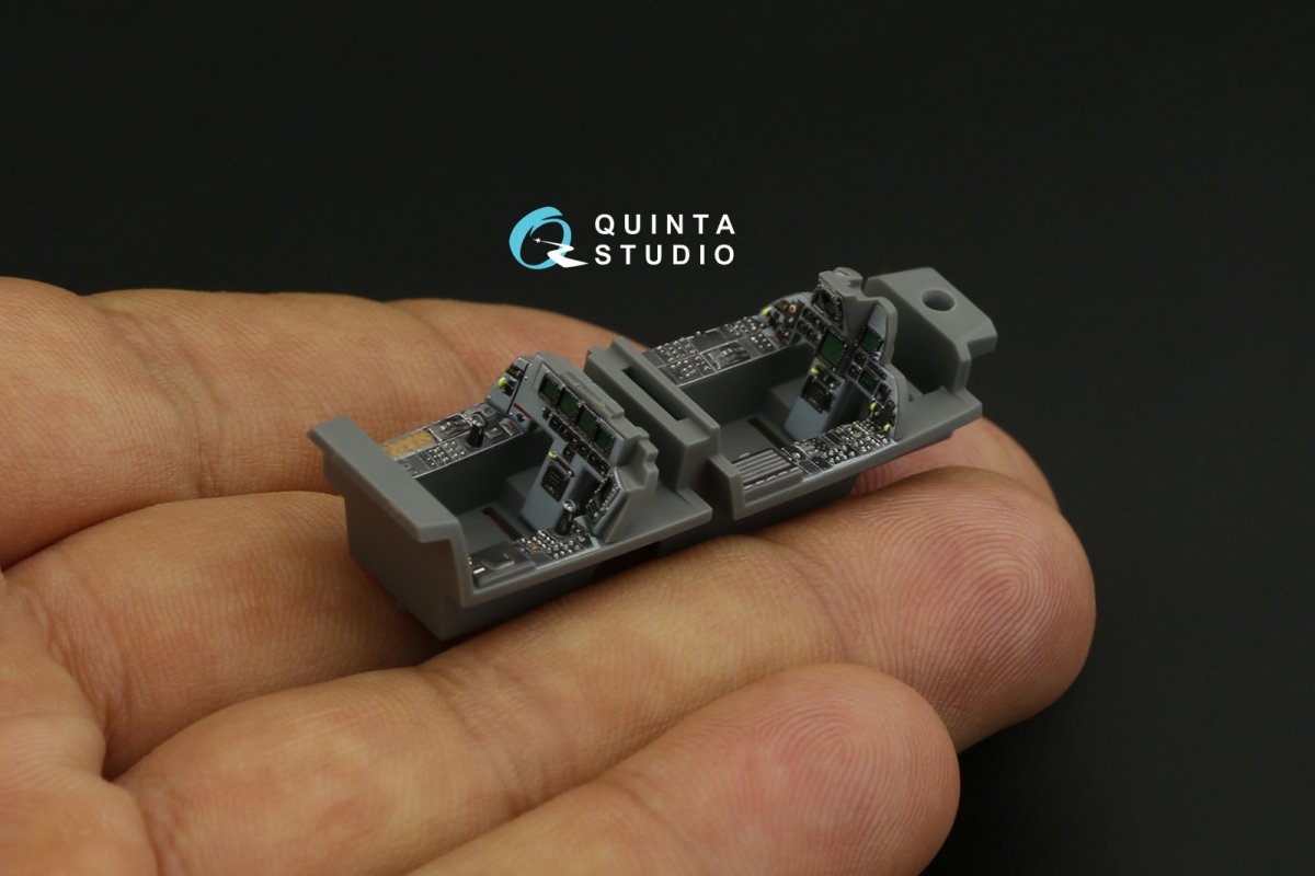 Quinta Studio QD72039 F-15E 3D-Printed &amp;amp; coloured Interior on decal paper (Academy) 1/72 – zdjęcie 5