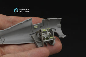 Quinta Studio QD72220 FM-2 Wildcat 3D-Printed &amp; coloured Interior on decal paper (Arma Hobby) 1/72