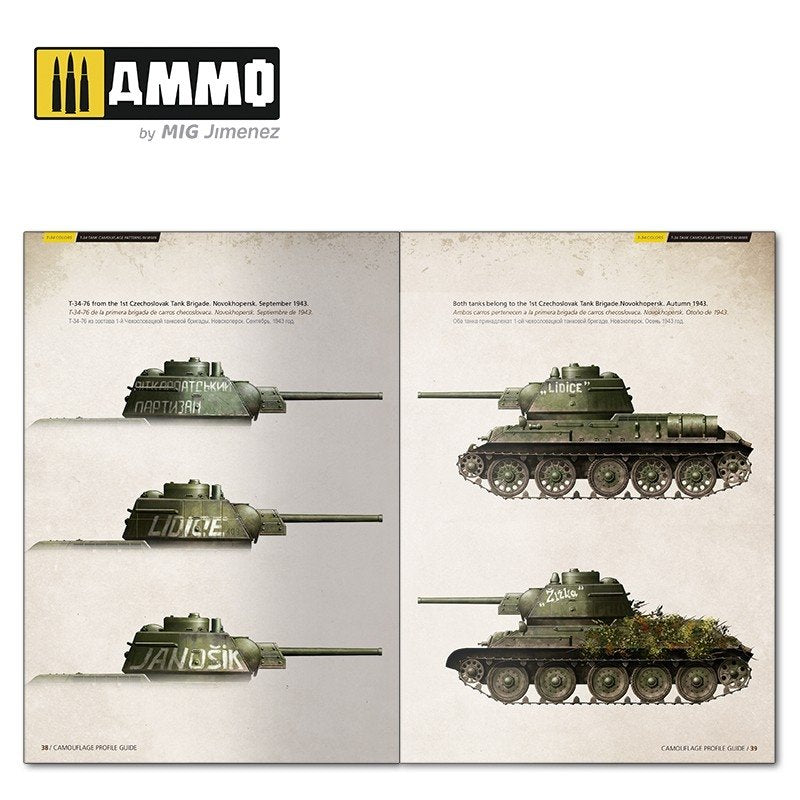AMMO of Mig Jimenez 6145 T-34 Colors. T-34 Tank Camouflage Patterns in WWII (Multilingual) – image 8