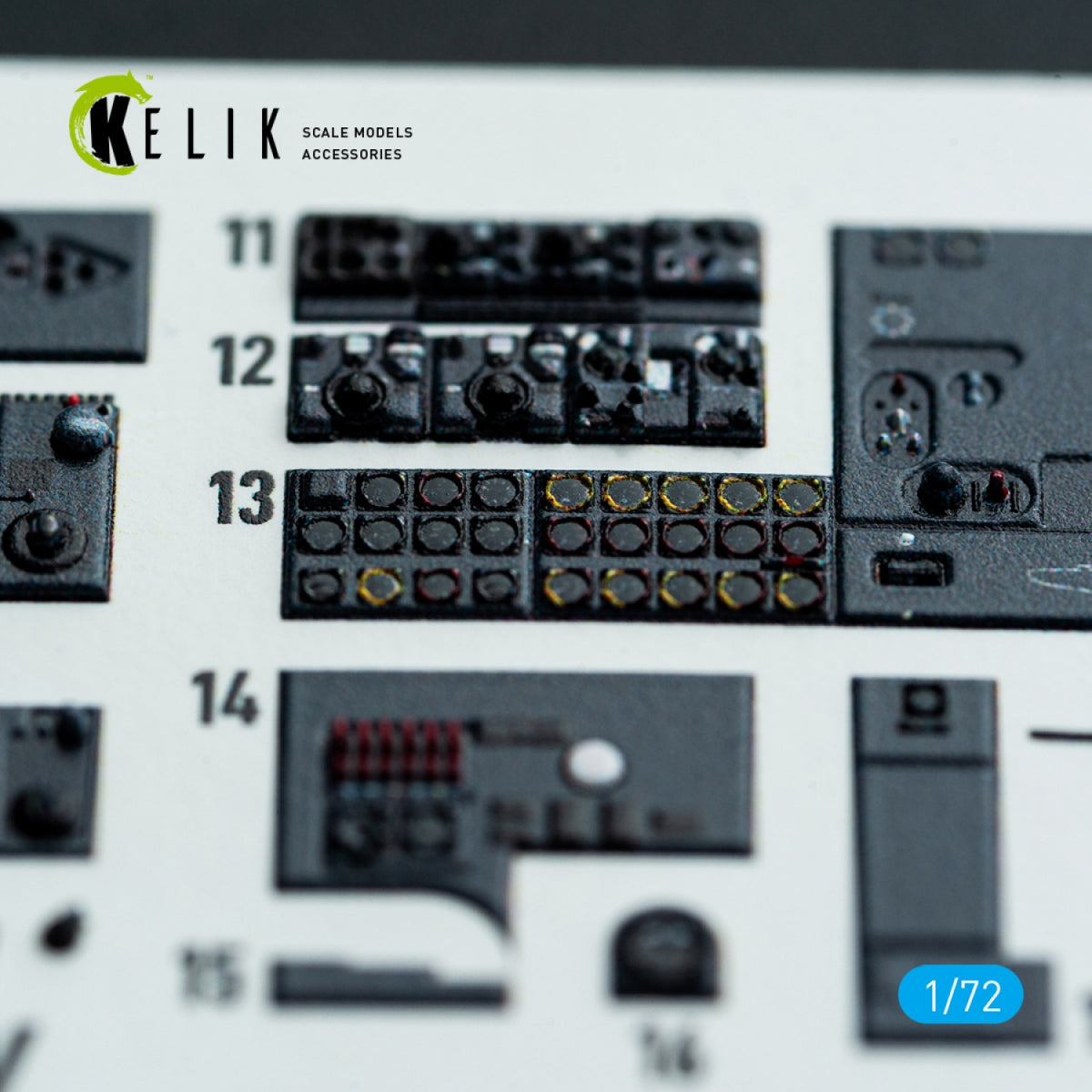 Kelik K72213 He-177A-5 - interior 3D decals for Revell kit 1/72