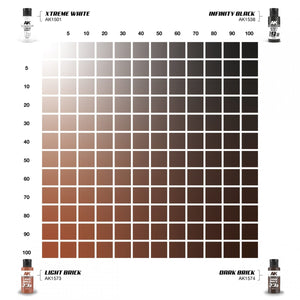 AK Interactive AK1582 DUAL EXO SCENERY SET 23 – 23A LIGHT BRICK &amp;amp; 23B DARK BRICK – zdjęcie 4