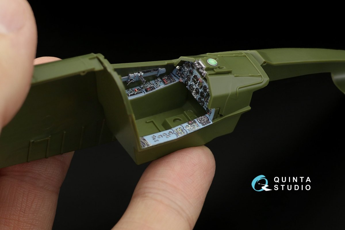 Quinta Studio QDS-48249 Su-25 3D-Printed &amp;amp; colored Interior on decal paper (Zvezda) 1/48 – zdjęcie 3