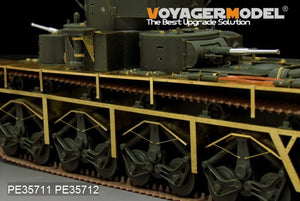 Voyager Model PE35711 WWII Russian T-35 Heavy Tank Basic (Gun barrel Include) (For HobbyBoss 83841) 1/35 – zdjęcie 3