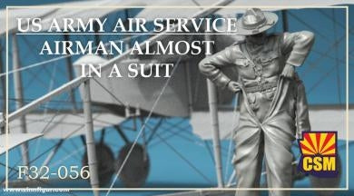 Copper State Models F32-056 US Army Air Service Airman almost in a suit 1/32 – zdjęcie 2