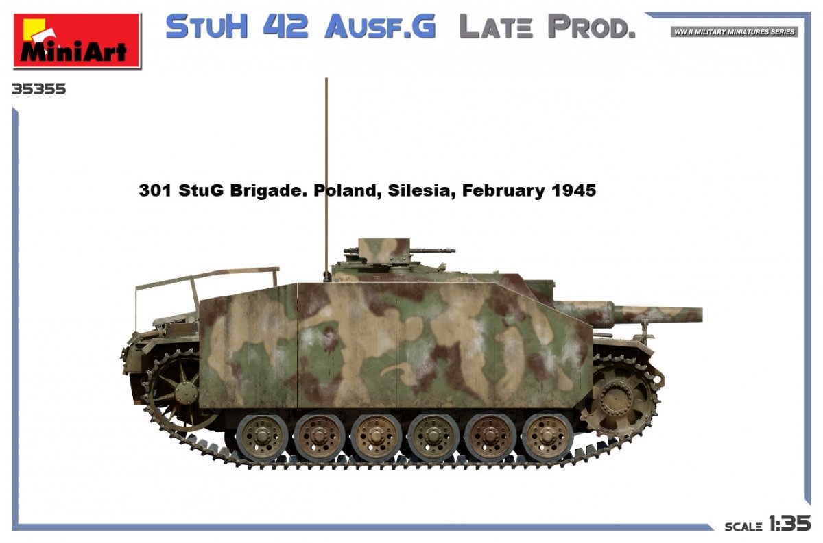 MiniArt 35355 StuH 42 Ausf. G LATE PROD 1/35 – Bild 11