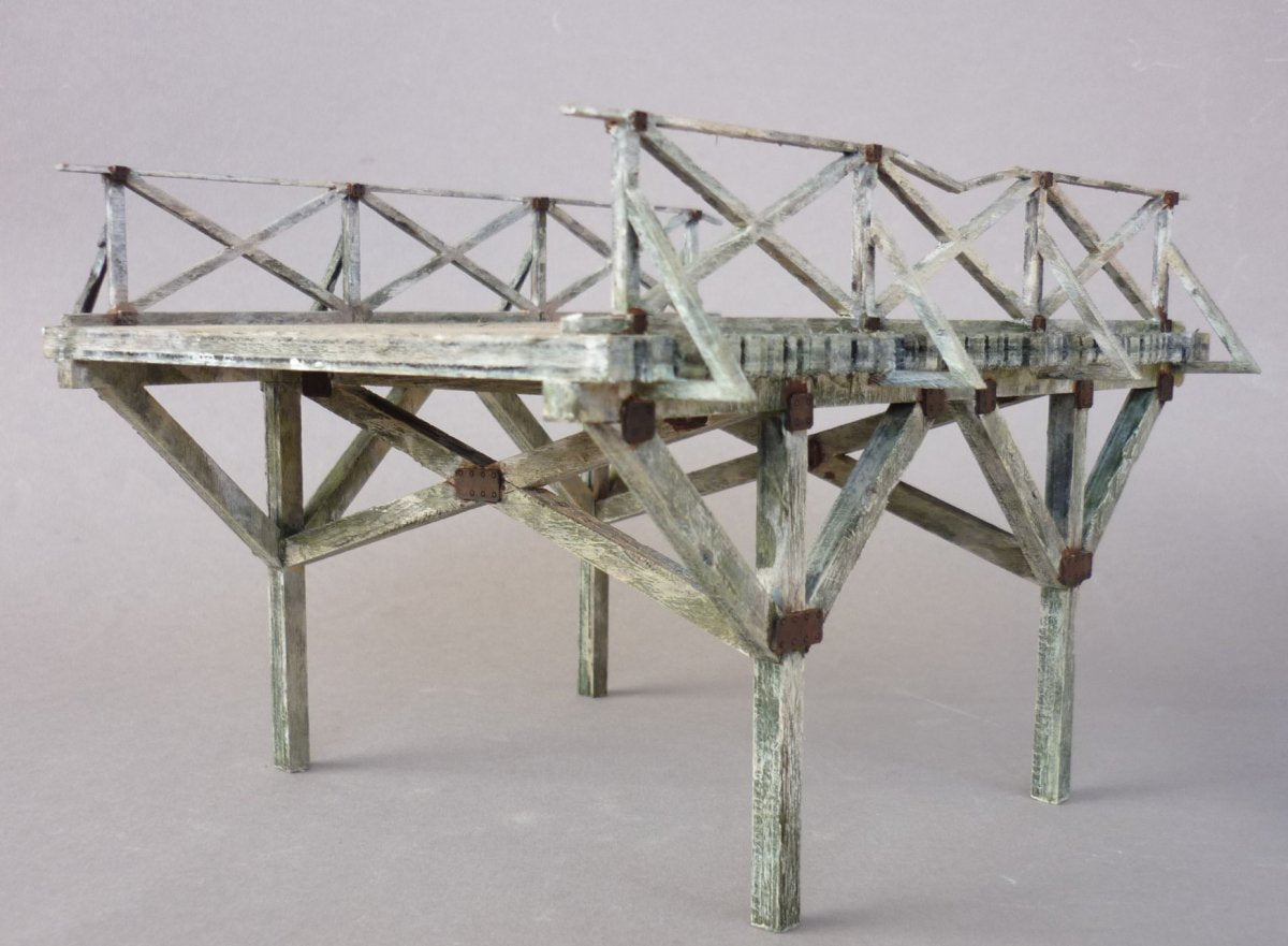 RT-Diorama 35546 Wooden bridge 1/35 – zdjęcie 4