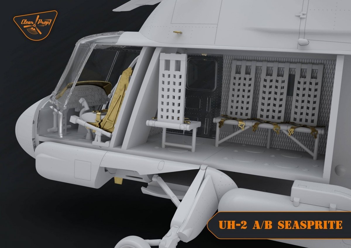 Clear Prop! CP72002 UH-2 A/B Seasprite ADVANCED KIT 1/72 – zdjęcie 6