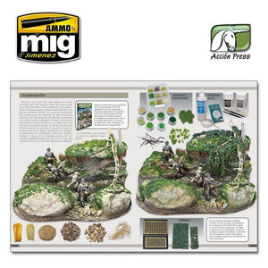 AMMO of Mig EURO0008 Jimenez LANDSCAPES OF WAR: THE GREATEST GUIDE - DIORAMAS VOL. 2 (English) – zdjęcie 2