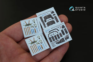 Quinta Studio QD48179 IA 58 Pucara 3D-Printed &amp;amp; coloured Interior on decal paper (for Kinetic kit) 1/48 – zdjęcie 2