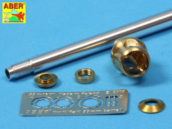 Aber 35L-067N 88 mm Pak 43/3 L/71 Barrel for German Tank Destroyer Jagdpanther Ausf.G1 early 1/35 – image 2