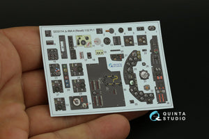 Quinta Studio QD32114 Ju 88A-4 3D-Printed &amp;amp; colored Interior on decal paper (Revell) 1/32 – image 11