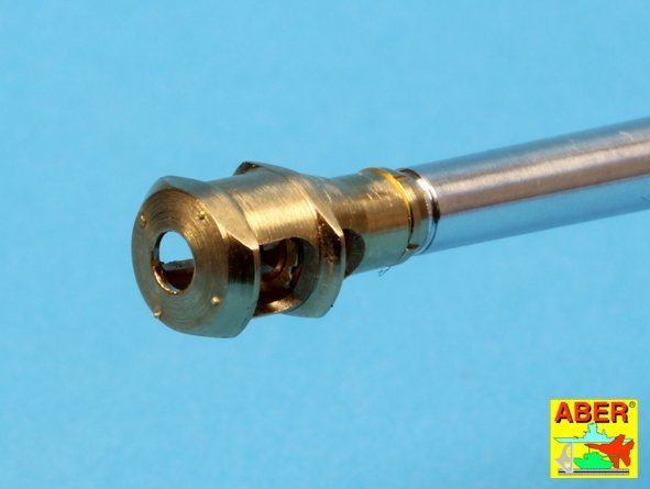 Aber 35L-137 U.S 76 mm M1A2 barrel with muzzle brake for Sherman M4 &amp;amp; M-18 Hellcat 1/35 – immagine 5