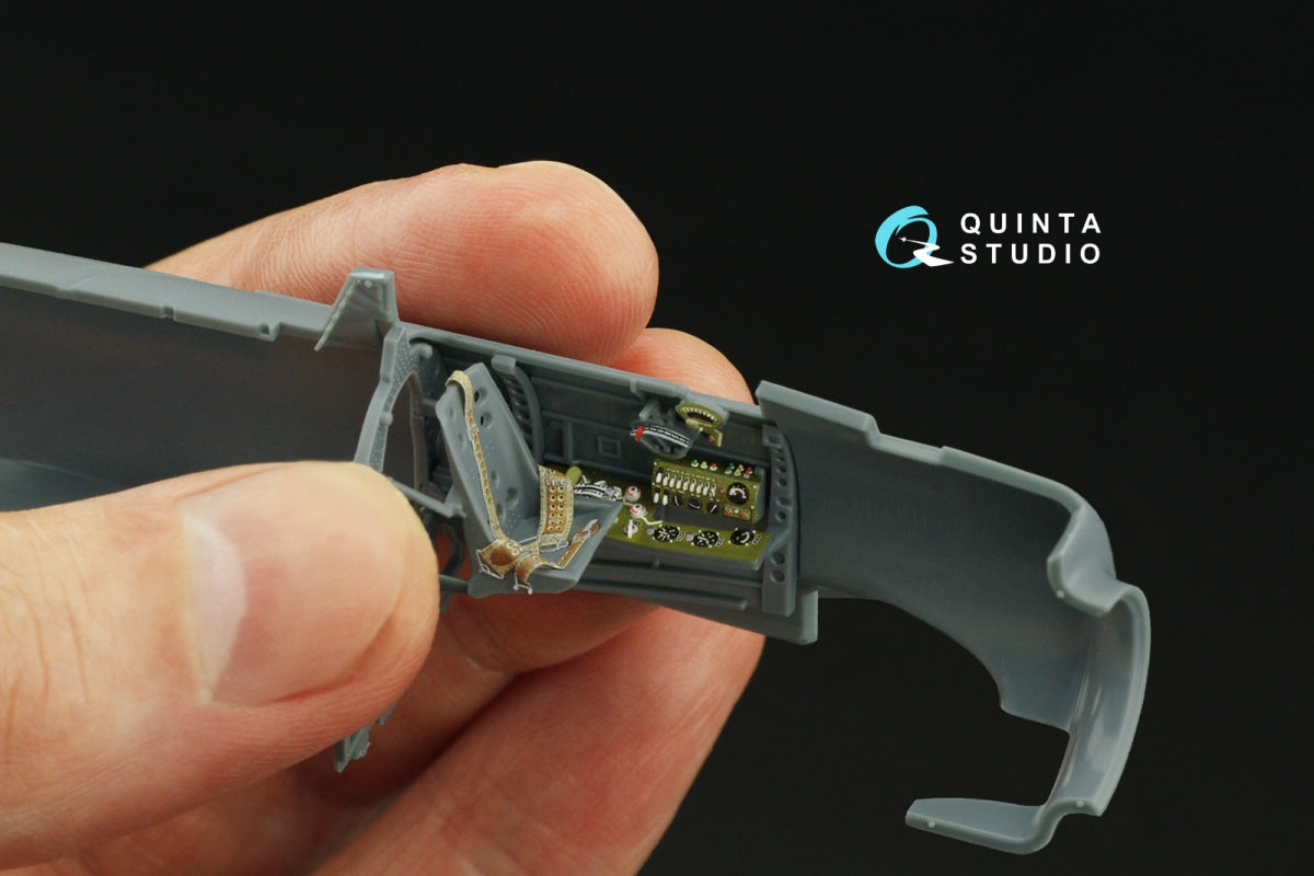 Quinta Studio QD48492 A6M2 Zero Mitsubishi Production 3D-Printed coloured Interior on decal paper (Eduard) 1/48 – zdjęcie 8