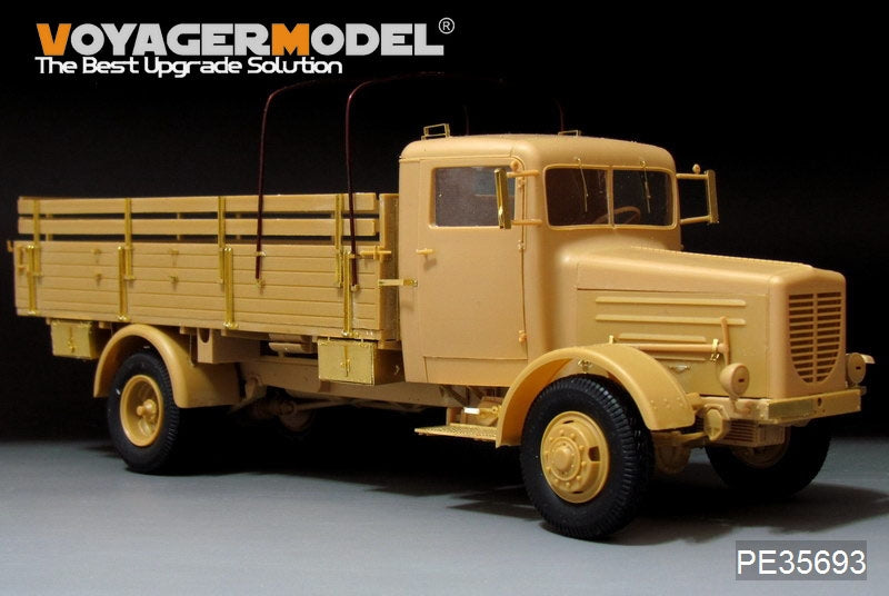 Voyager Model PE35693 WWII German Bussing Nag L4500A 4X4 Cargo Truck For AFV 35270 1/35 – imagen 6