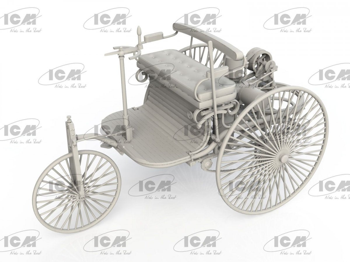 ICM 24042 Benz Patent-Motorwagen 1886 – EASY version 1/24 – zdjęcie 4