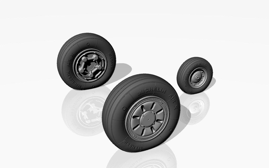 Armory Models AW48314 F-22 Raptor wheels w/ weighted tires 1/48 – image 5