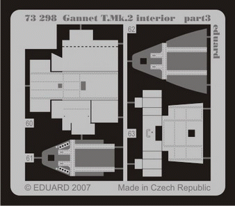 Eduard 73298 Gannet T. Mk.2 interior 1/72 TRUMPETER – zdjęcie 3