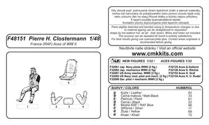 CMK F48151 RAF Aces WWII P.Clostermann 1/48 – zdjęcie 2