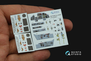 Quinta Studio QD72089 Su-24MR 3D-Printed &amp;amp; colored Interior on decal paper (Trumpeter) 1/72 – image 6